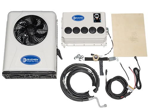 DC powered truck air conditioner