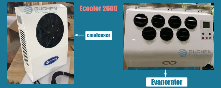 Ecooler2600 truck sleeper air conditioner