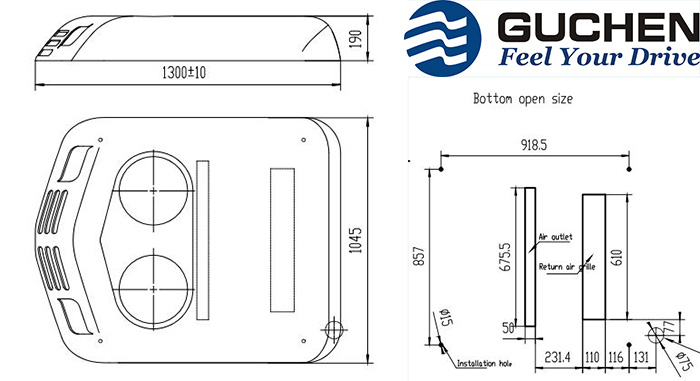 لوحة التحكم الرقمية للشاحنة GC-8C