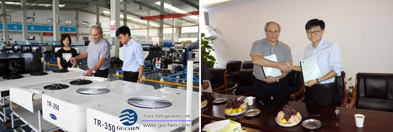 factory visit of Guchen thermo customer