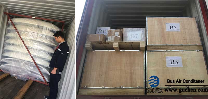 BD-06 Bus Air Conditioners are Packing Well on the Trucks