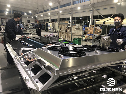 Guchen bus air conditioner production