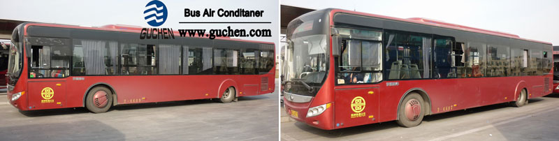 bus air conditioner installation for yutong bus