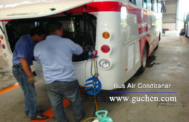 bus air conditioner installation