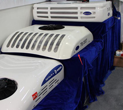 guchen's roof top mounted van refrigeration units for refrigerated vans