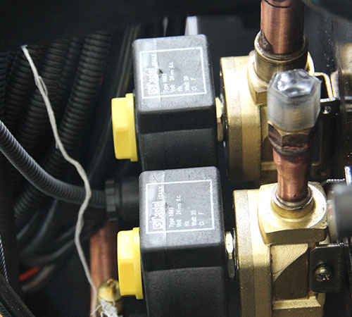 transport refrigeration units CPR valve and liquid injection valve