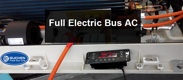 electric bus air conditioner for bus fleet electrification