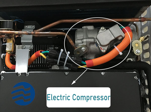 electric compressor in 12v air conditioner
