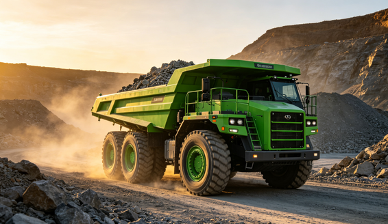 Integrierte Wärmemanagementsystemarchitektur für elektrische Baumaschinen
