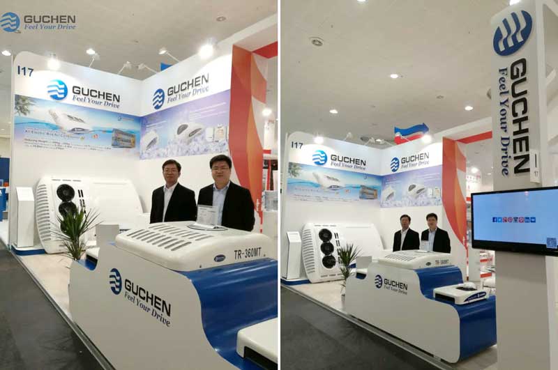 Guchen is on the IAA and exhibit electric bus air conditioners 