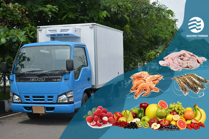 refrigerated truck for food delivery