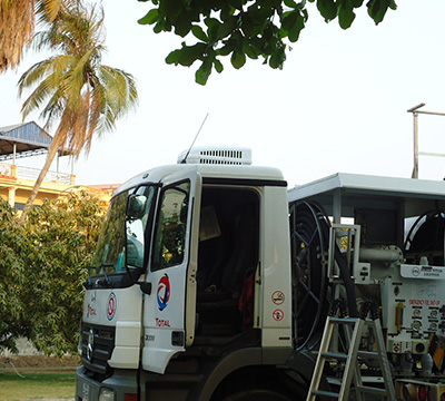 Technical features of the electric truck air conditioning system.