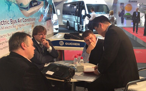 Guchen at Busworld-2015 in Beligum