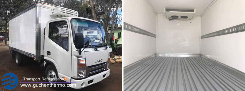 TR-350 truck refrigeration units installation for JAC trucks