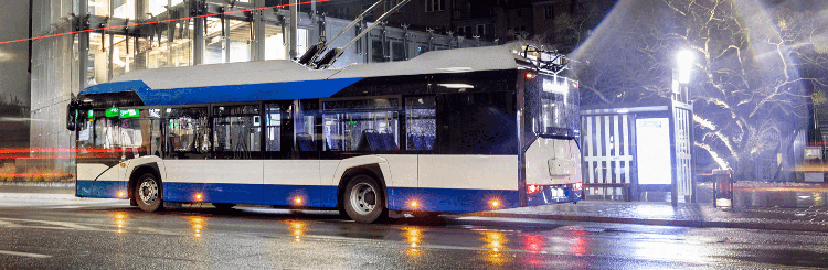 trollybus order in Romania