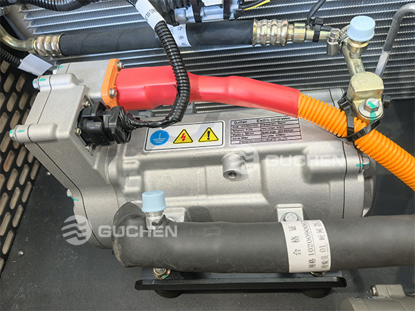 Guchen electric compressor used on 8KW BTMS