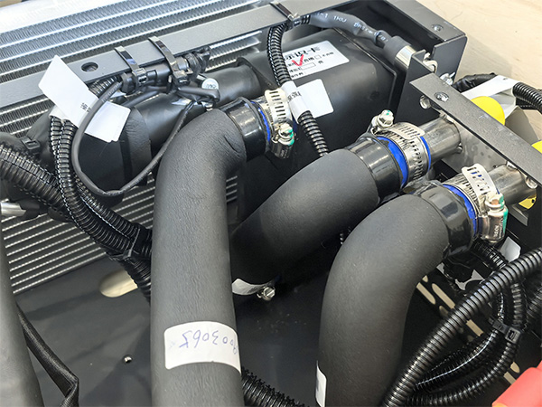 Heat exchanger on 8KW BTMS