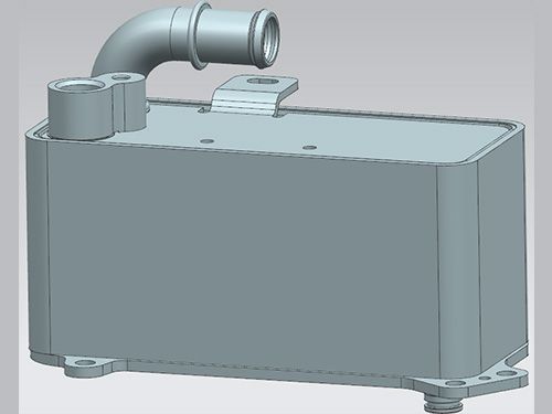 Liquid-cooled Condenser for EVs