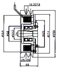 2B 210 clutch drawing