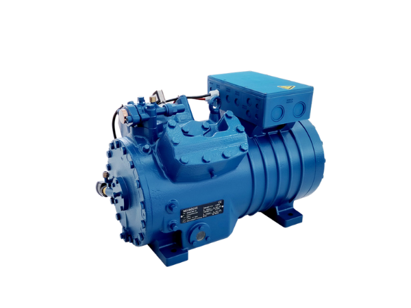 Semi-Hermetic Reciprocating Compressor for Refrigeration