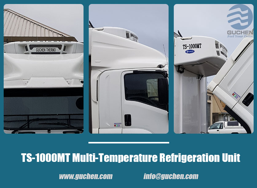 multi-temperature refrigeration unit for trailer