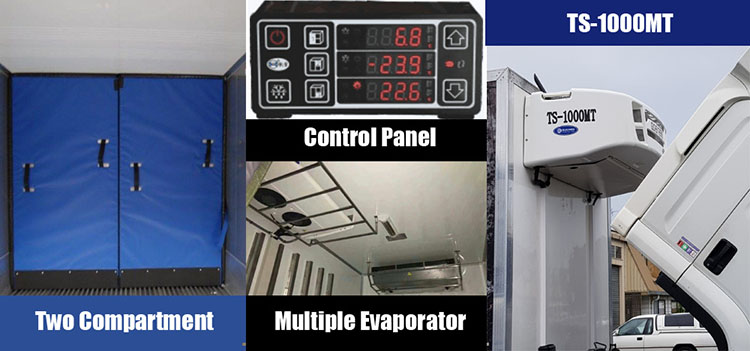 capacité de refroidissement du compresseur 12 volts AC