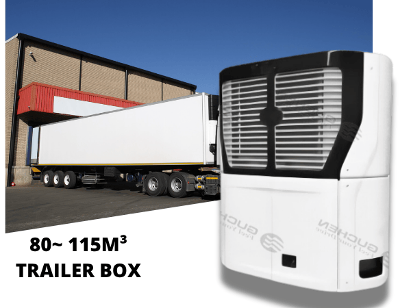 guchen trailer refrigeration unit frozen fish